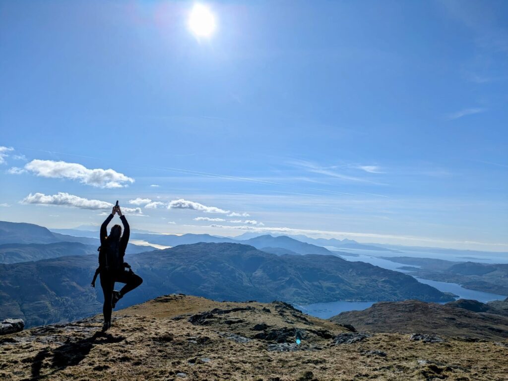picture of Nicola training for the Sahara Trek